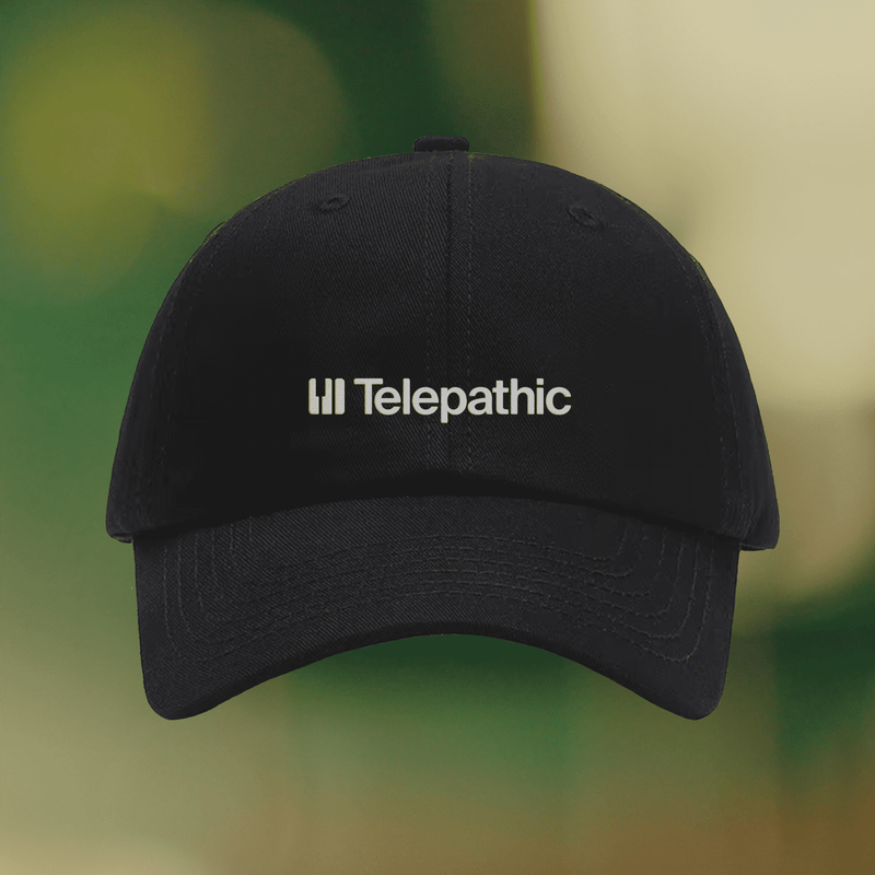Black Telepathic Twill Hat