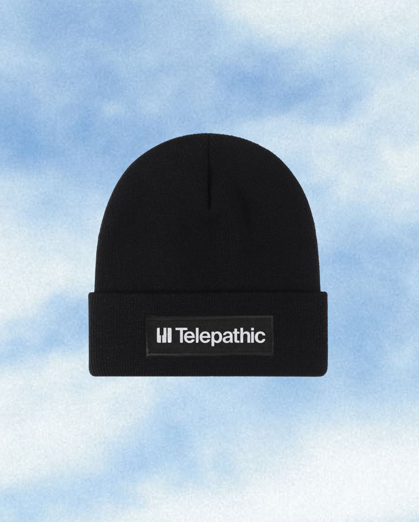 Black Telepathic Beanie – Telepathic LLC
